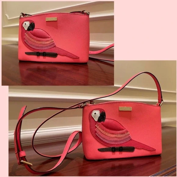 𝗸𝗮𝘁𝗲 𝗦𝗽𝗮𝗱𝗲 𝗠𝗶𝗹𝗹𝗶𝗲 𝗣𝗮𝗿𝗿𝗼𝘁 
𝗖𝗿𝗼𝘀𝘀𝗯𝗼𝗱𝘆 𝗣𝘂𝗿𝘀𝗲 - Picture 3 of 4